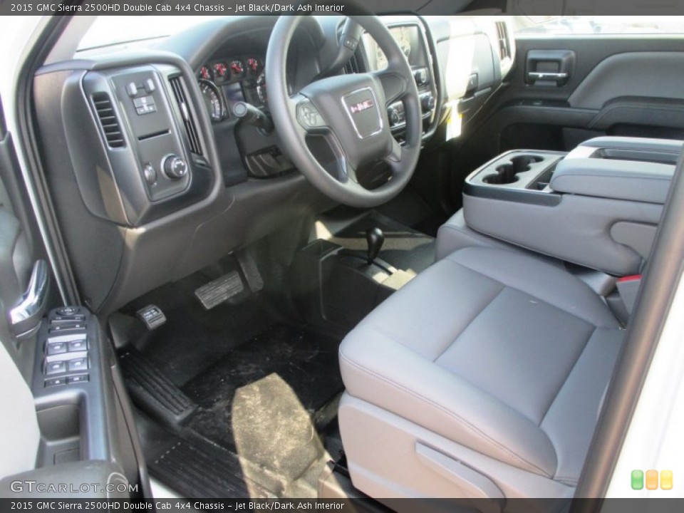 Jet Black/Dark Ash Interior Prime Interior for the 2015 GMC Sierra 2500HD Double Cab 4x4 Chassis #96713464