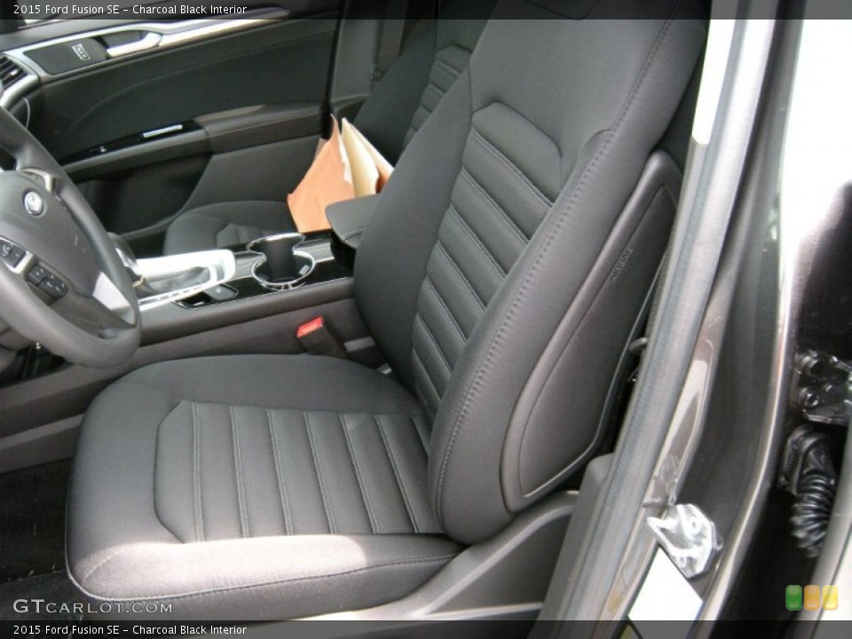 Charcoal Black Interior Front Seat for the 2015 Ford Fusion SE #96715001