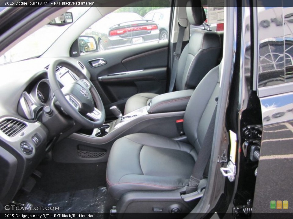 R/T Black/Red Interior Photo for the 2015 Dodge Journey R/T #96716815