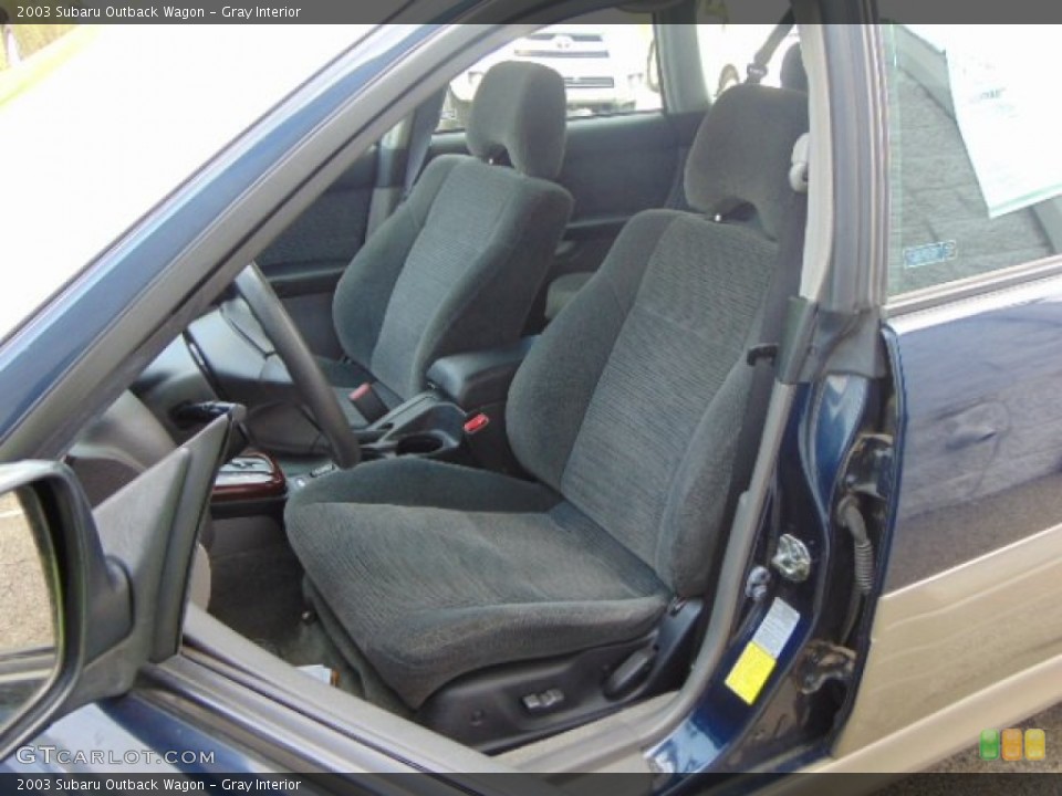 Gray 2003 Subaru Outback Interiors