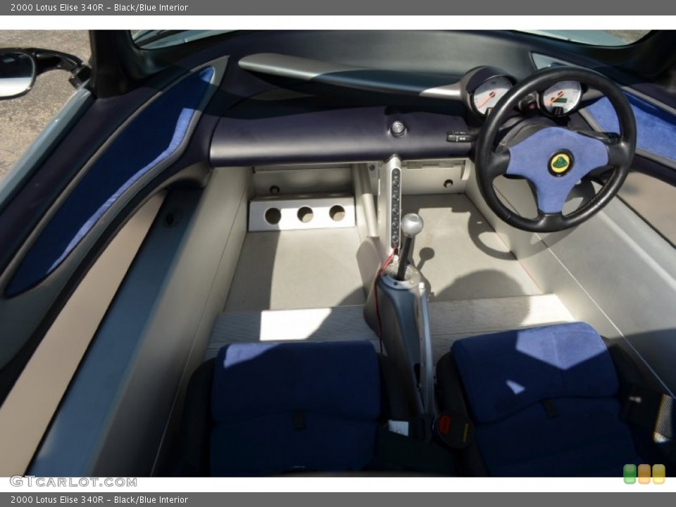 Black/Blue Interior Photo for the 2000 Lotus Elise 340R #96729583
