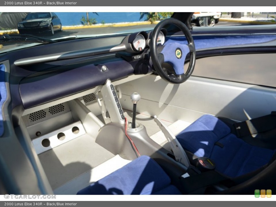 Black/Blue Interior Prime Interior for the 2000 Lotus Elise 340R #96729628