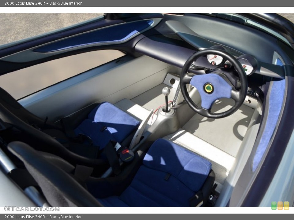 Black/Blue Interior Photo for the 2000 Lotus Elise 340R #96729703