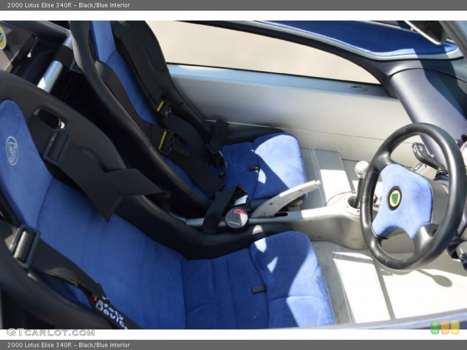Black/Blue Interior Front Seat for the 2000 Lotus Elise 340R #96729727