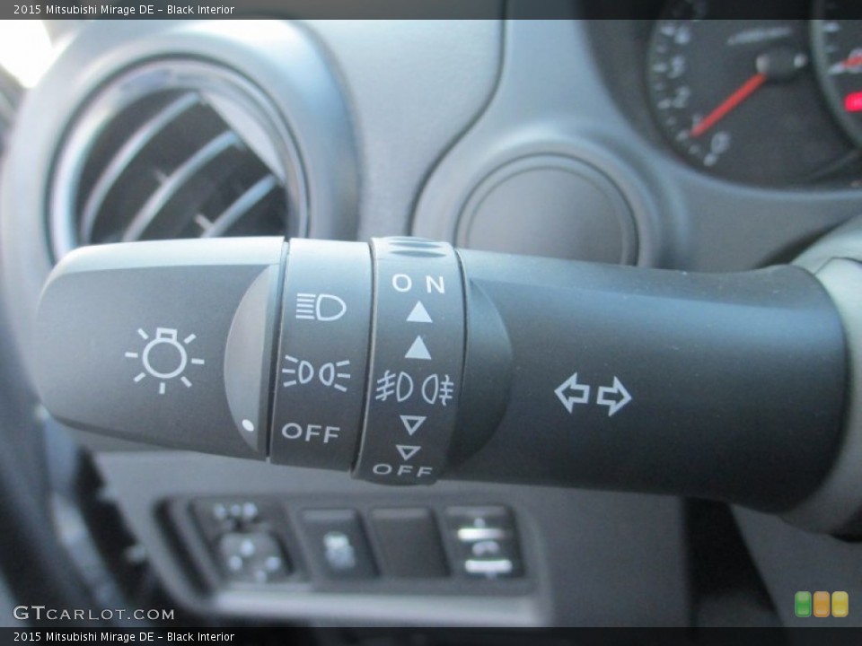 Black Interior Controls for the 2015 Mitsubishi Mirage DE #96730594