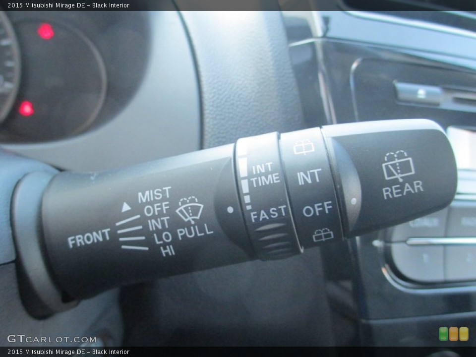 Black Interior Controls for the 2015 Mitsubishi Mirage DE #96730618