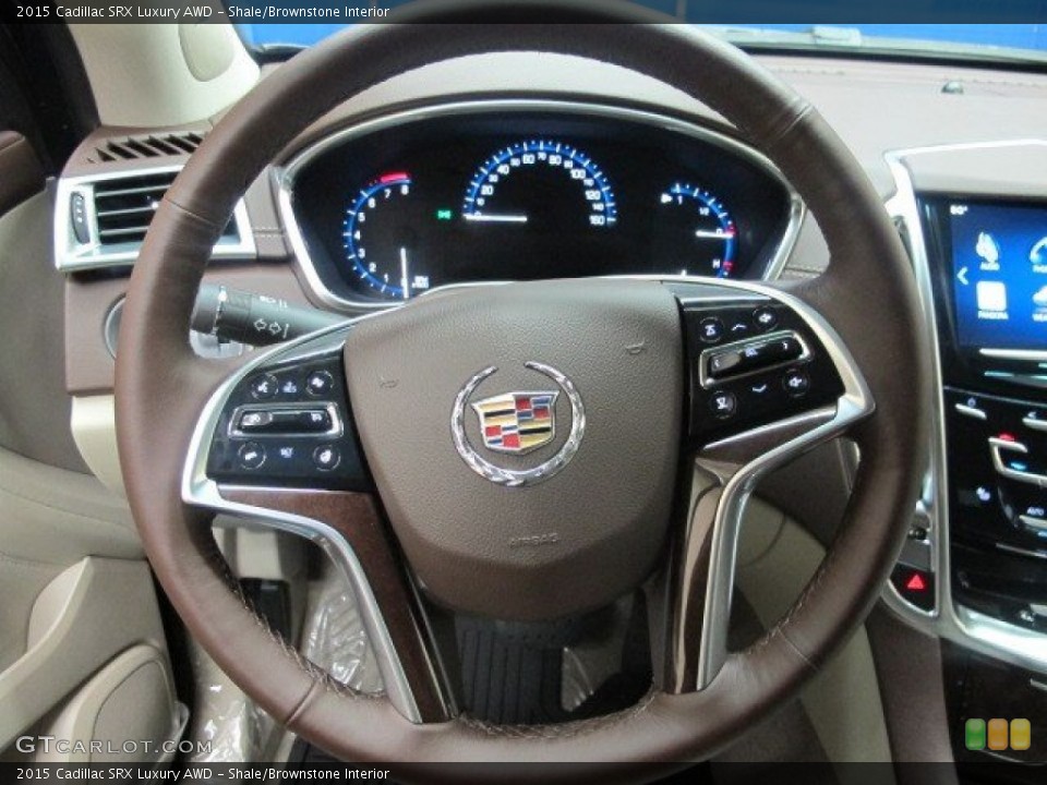 Shale/Brownstone Interior Steering Wheel for the 2015 Cadillac SRX Luxury AWD #96734002