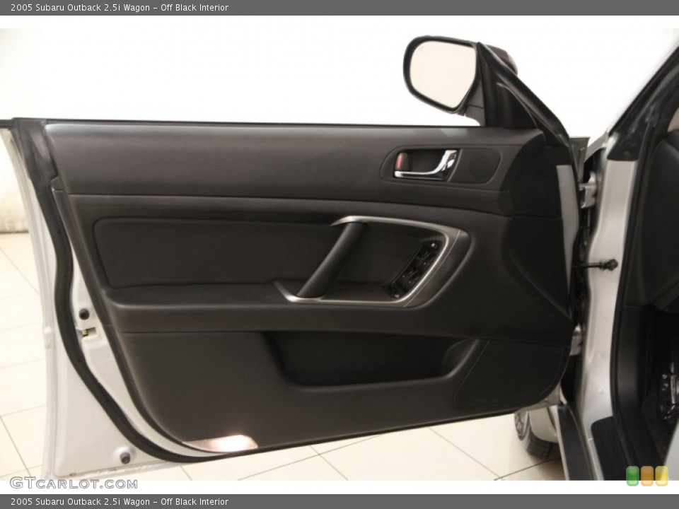 Off Black Interior Door Panel for the 2005 Subaru Outback 2.5i Wagon #96734536
