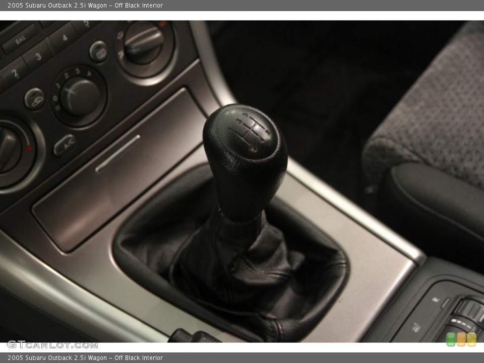 Off Black Interior Transmission for the 2005 Subaru Outback 2.5i Wagon #96734806