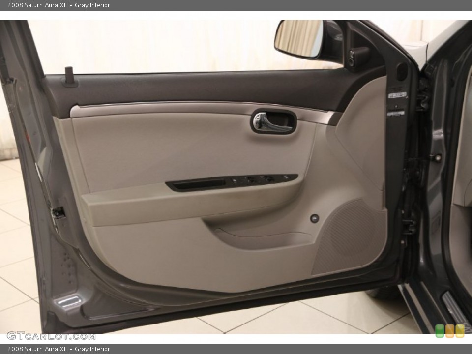 Gray Interior Door Panel for the 2008 Saturn Aura XE #96735163