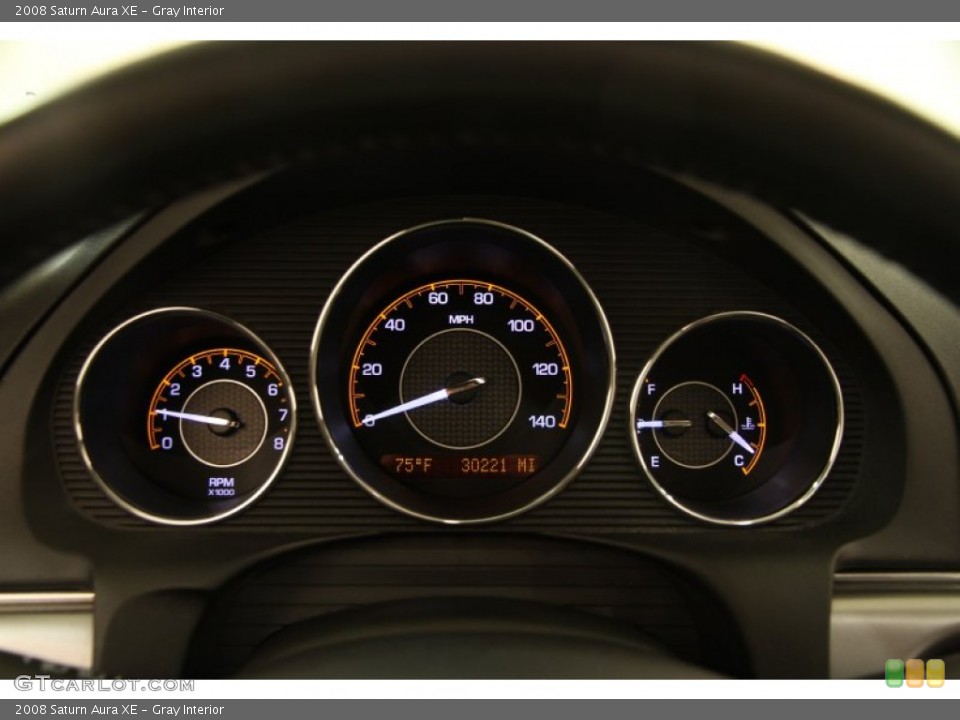 Gray Interior Gauges for the 2008 Saturn Aura XE #96735227