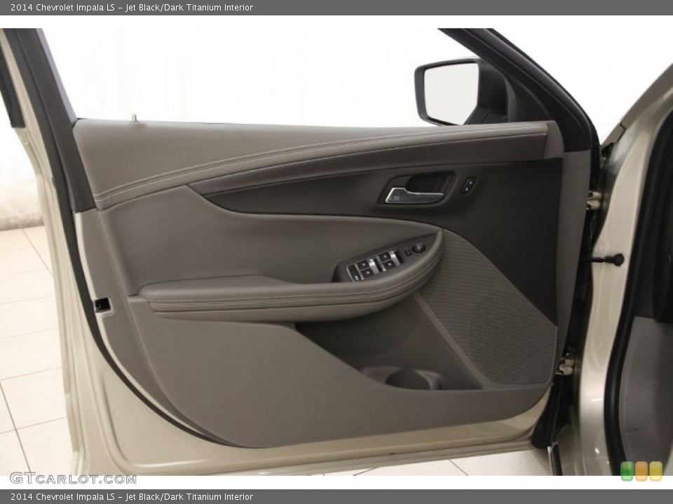 Jet Black/Dark Titanium Interior Door Panel for the 2014 Chevrolet Impala LS #96737992