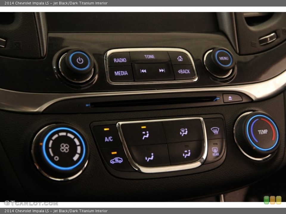 Jet Black/Dark Titanium Interior Controls for the 2014 Chevrolet Impala LS #96738121