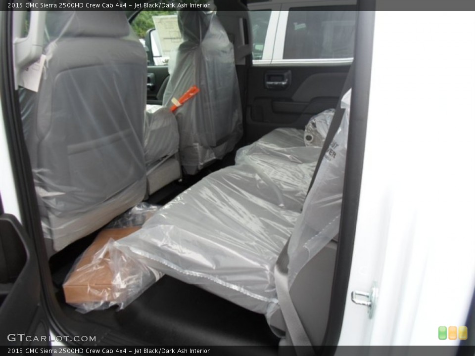 Jet Black/Dark Ash Interior Rear Seat for the 2015 GMC Sierra 2500HD Crew Cab 4x4 #96742639