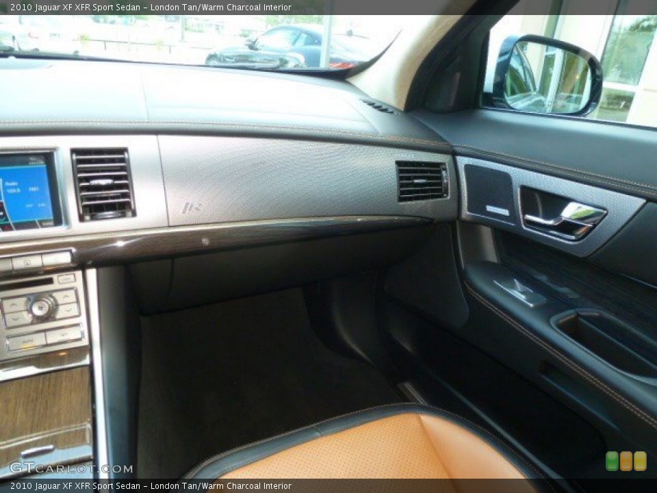 London Tan/Warm Charcoal Interior Dashboard for the 2010 Jaguar XF XFR Sport Sedan #96744058