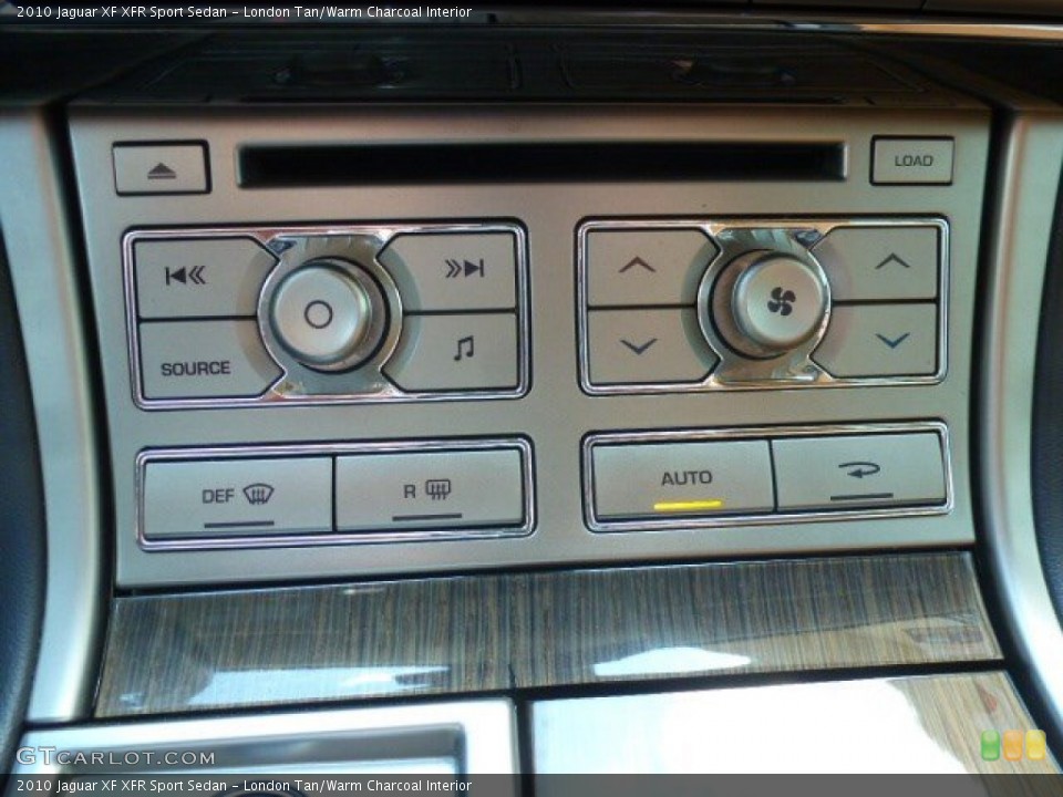 London Tan/Warm Charcoal Interior Controls for the 2010 Jaguar XF XFR Sport Sedan #96744394