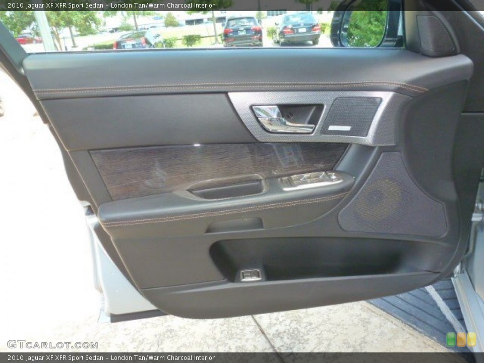 London Tan/Warm Charcoal Interior Door Panel for the 2010 Jaguar XF XFR Sport Sedan #96744589