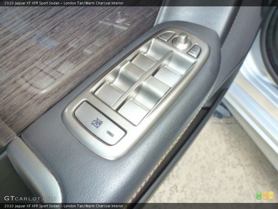 London Tan/Warm Charcoal Interior Controls for the 2010 Jaguar XF XFR Sport Sedan #96744610