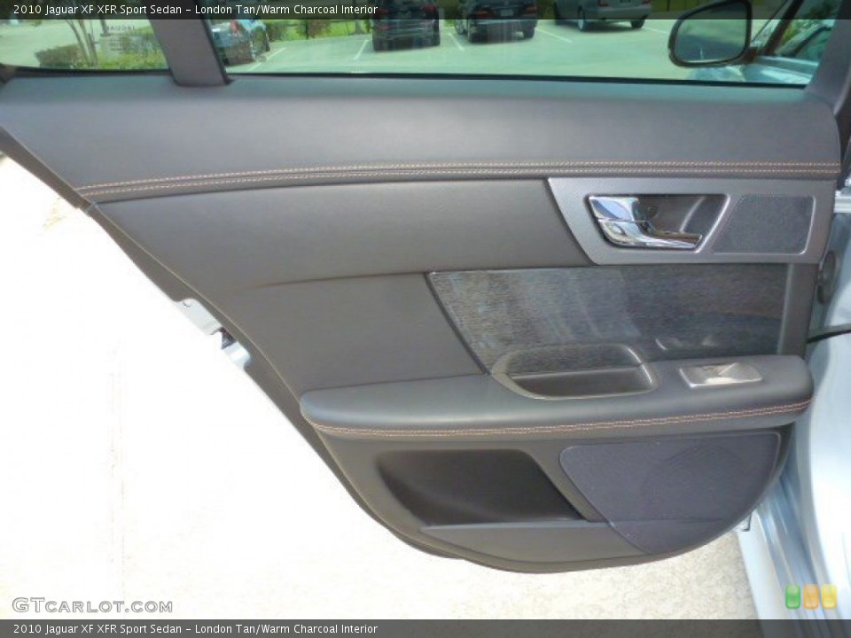 London Tan/Warm Charcoal Interior Door Panel for the 2010 Jaguar XF XFR Sport Sedan #96744655
