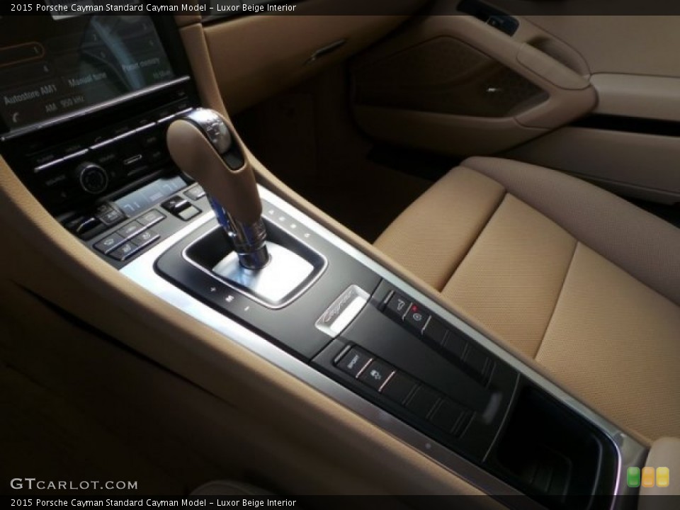 Luxor Beige Interior Transmission for the 2015 Porsche Cayman  #96745498