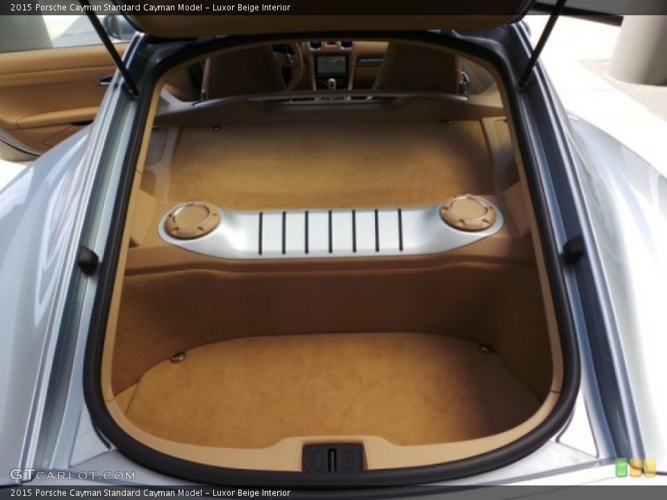 Luxor Beige Interior Trunk for the 2015 Porsche Cayman  #96745657