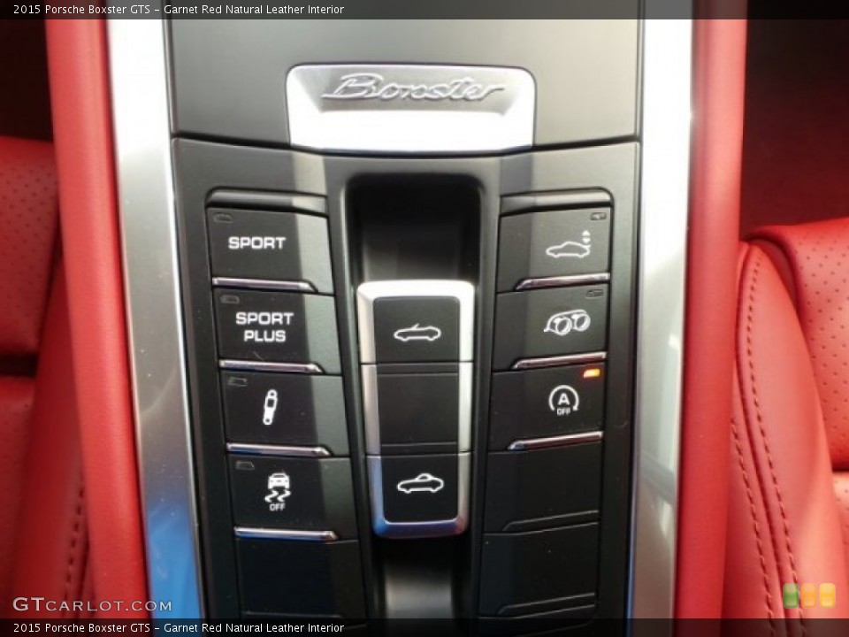 Garnet Red Natural Leather Interior Controls for the 2015 Porsche Boxster GTS #96746278