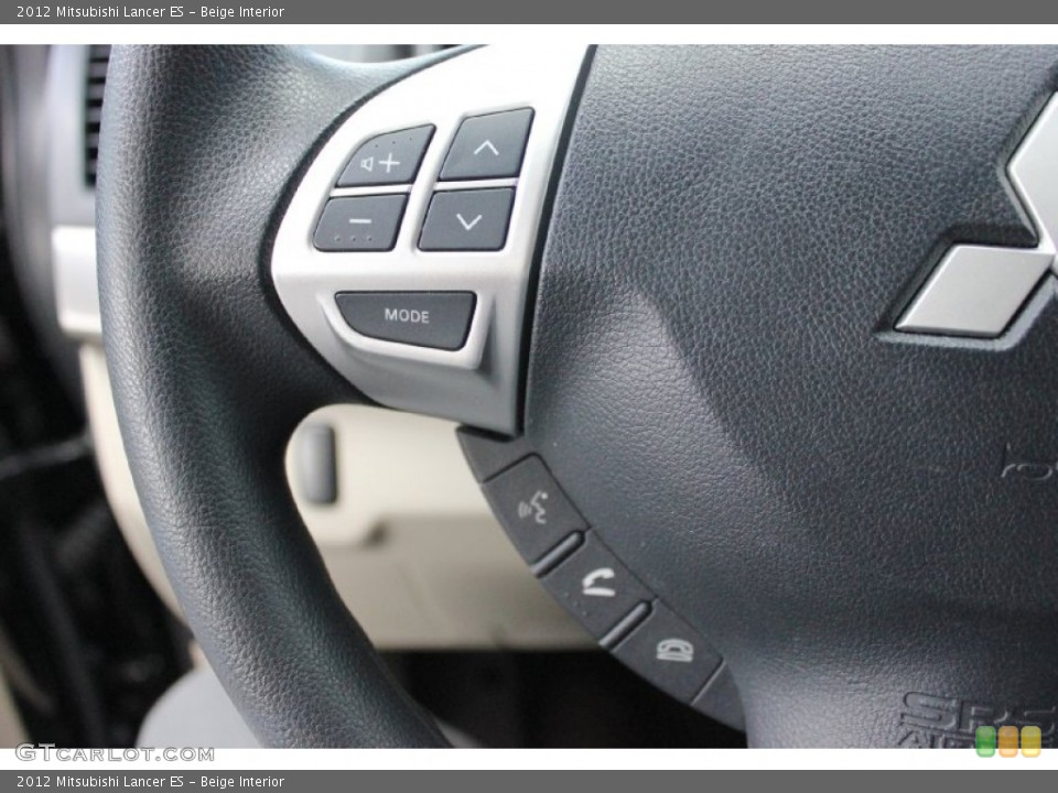 Beige Interior Controls for the 2012 Mitsubishi Lancer ES #96747556