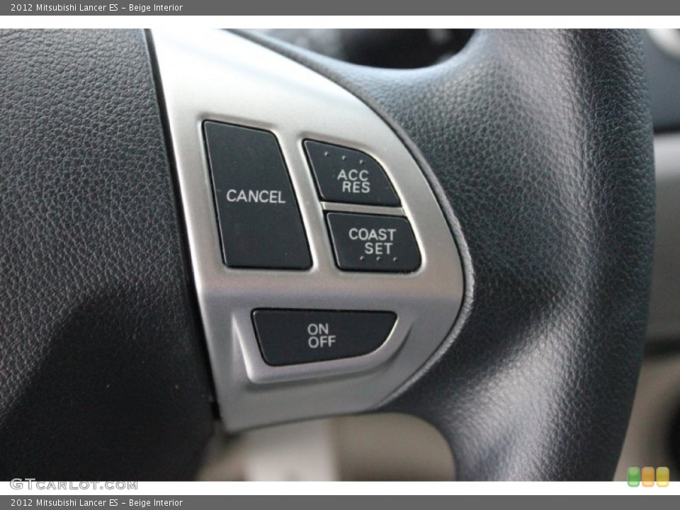 Beige Interior Controls for the 2012 Mitsubishi Lancer ES #96747580
