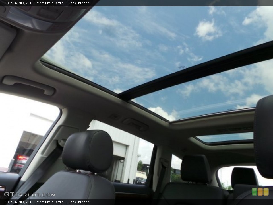Black Interior Sunroof for the 2015 Audi Q7 3.0 Premium quattro #96747589