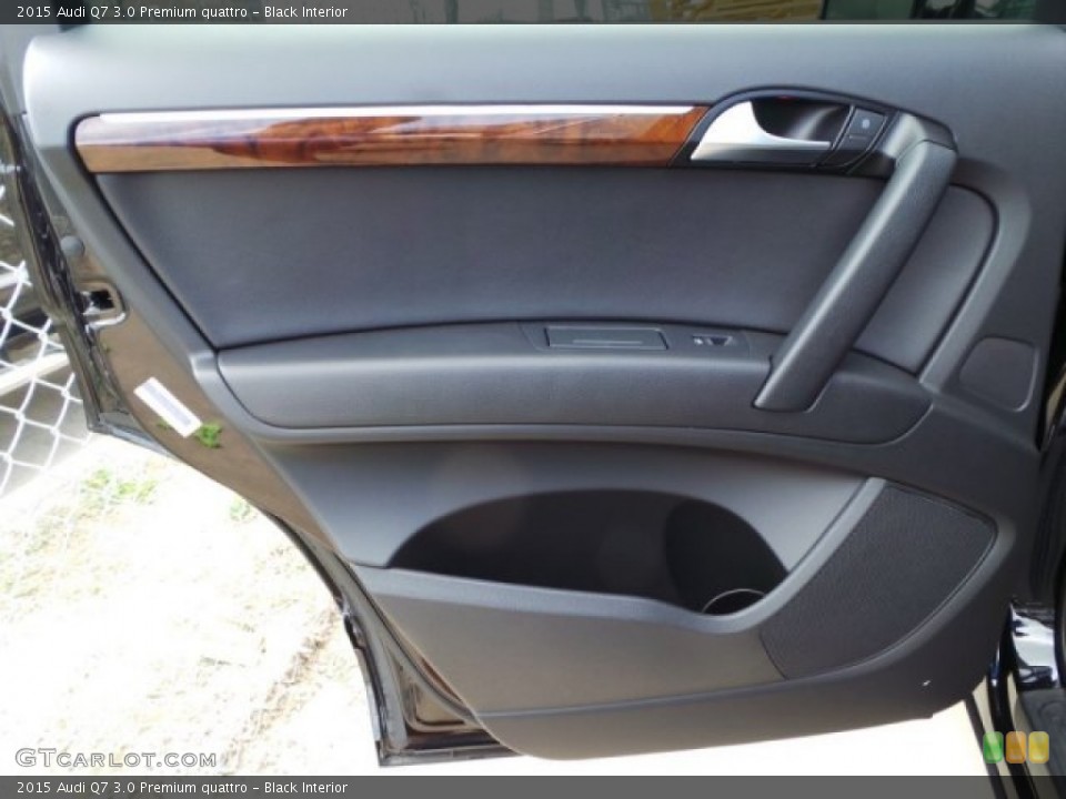 Black Interior Door Panel for the 2015 Audi Q7 3.0 Premium quattro #96747811