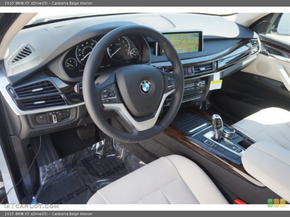 Canberra Beige 2015 BMW X5 Interiors
