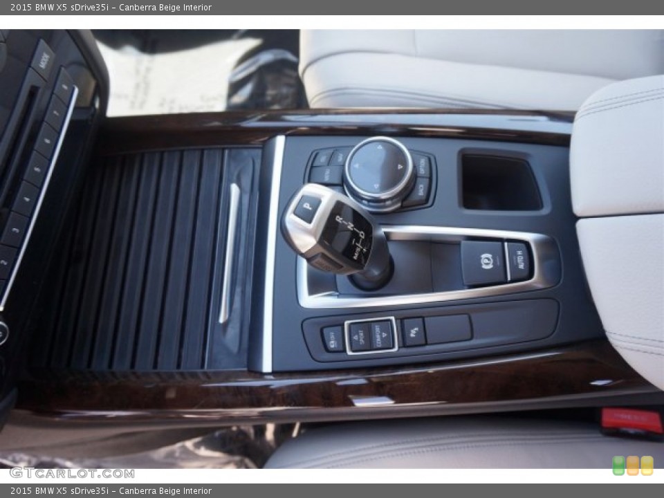 Canberra Beige Interior Controls for the 2015 BMW X5 sDrive35i #96757591