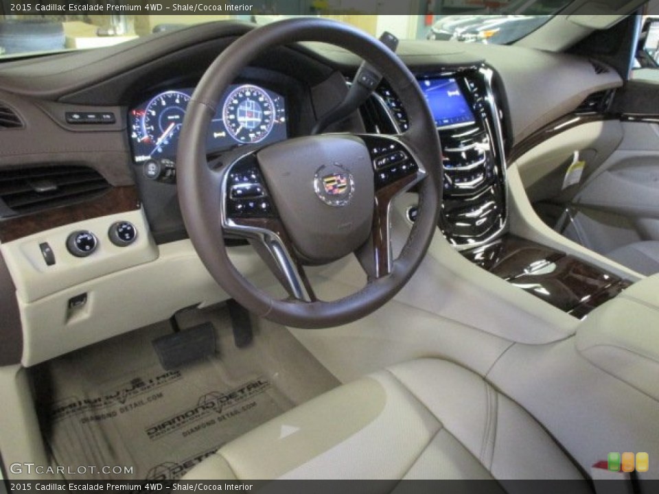 Shale/Cocoa 2015 Cadillac Escalade Interiors