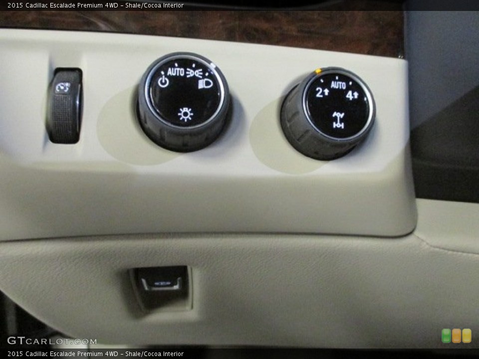 Shale/Cocoa Interior Controls for the 2015 Cadillac Escalade Premium 4WD #96767964