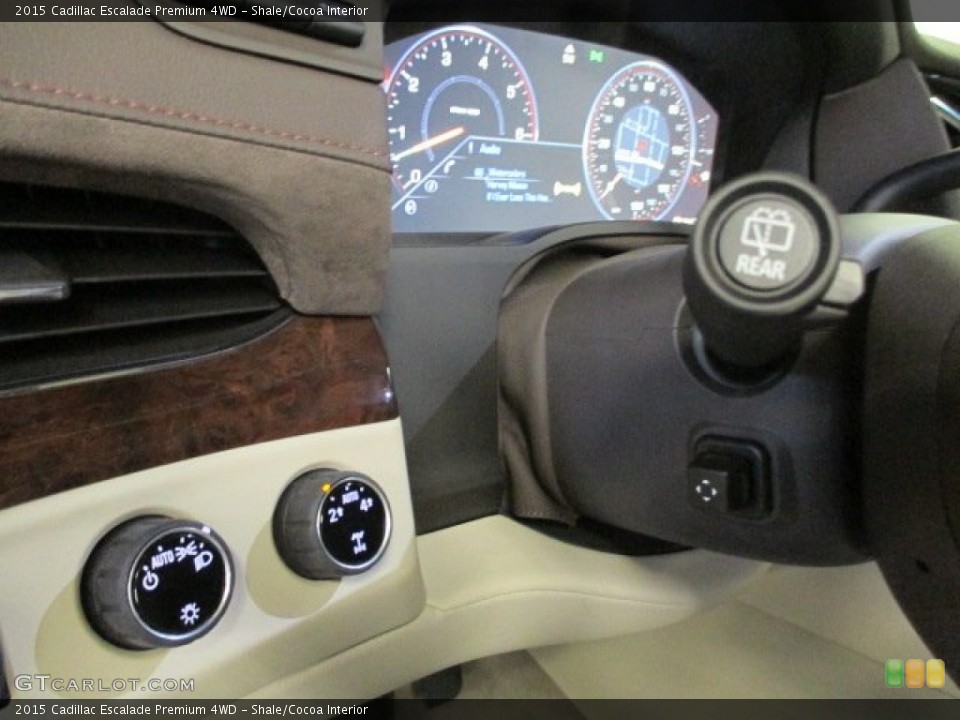 Shale/Cocoa Interior Controls for the 2015 Cadillac Escalade Premium 4WD #96767979