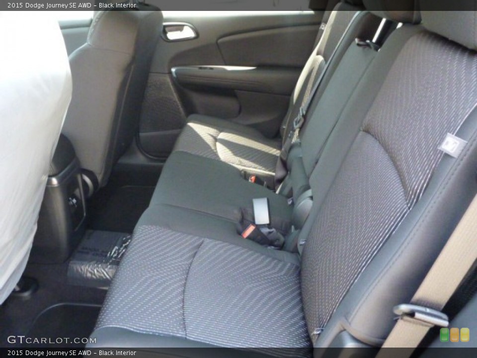 Black Interior Rear Seat for the 2015 Dodge Journey SE AWD #96768642