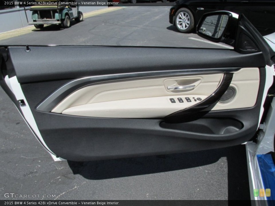 Venetian Beige Interior Door Panel for the 2015 BMW 4 Series 428i xDrive Convertible #96771390