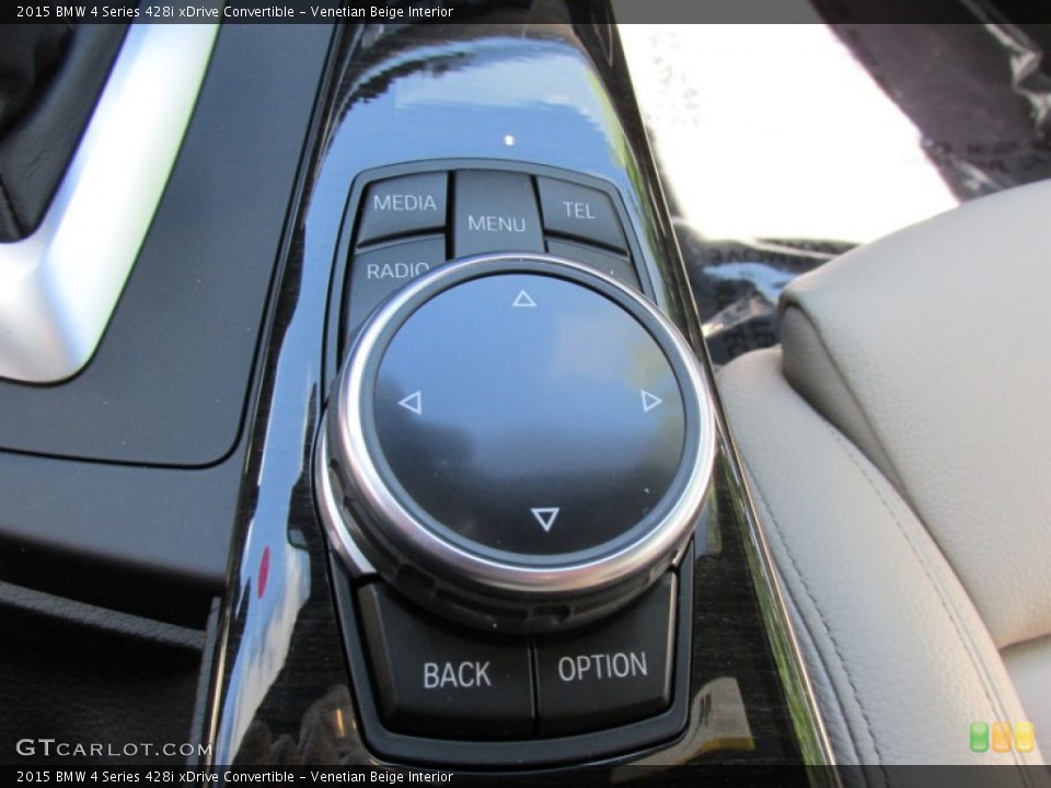 Venetian Beige Interior Controls for the 2015 BMW 4 Series 428i xDrive Convertible #96771519