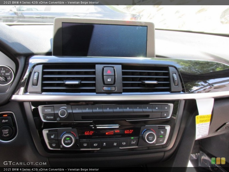 Venetian Beige Interior Controls for the 2015 BMW 4 Series 428i xDrive Convertible #96771540