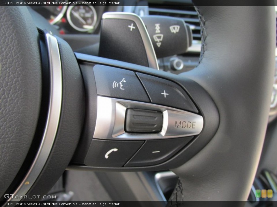 Venetian Beige Interior Controls for the 2015 BMW 4 Series 428i xDrive Convertible #96771566
