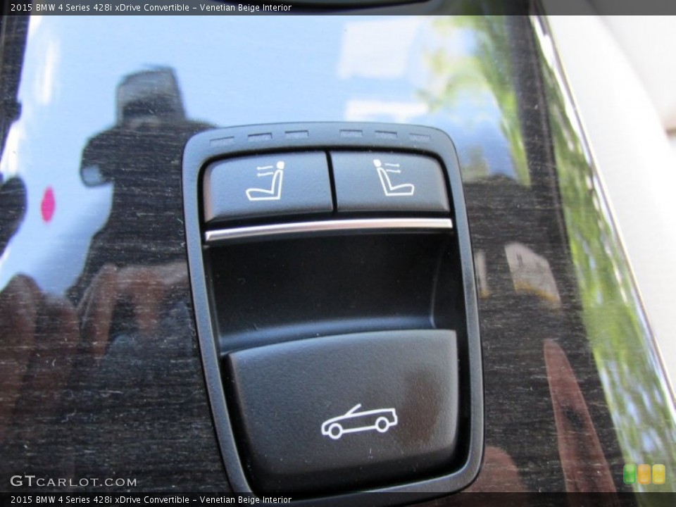 Venetian Beige Interior Controls for the 2015 BMW 4 Series 428i xDrive Convertible #96771591