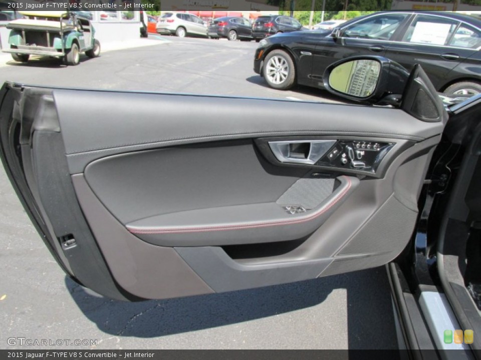 Jet Interior Door Panel for the 2015 Jaguar F-TYPE V8 S Convertible #96776556