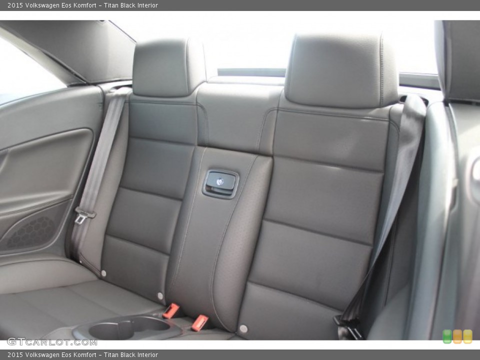 Titan Black Interior Rear Seat for the 2015 Volkswagen Eos Komfort #96797059
