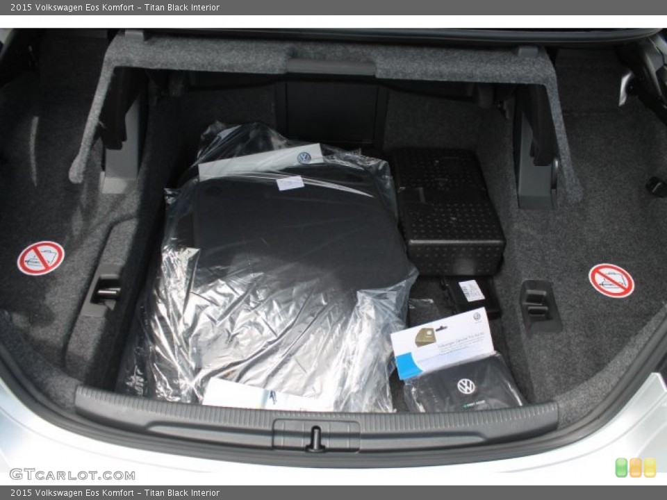 Titan Black Interior Trunk for the 2015 Volkswagen Eos Komfort #96797071