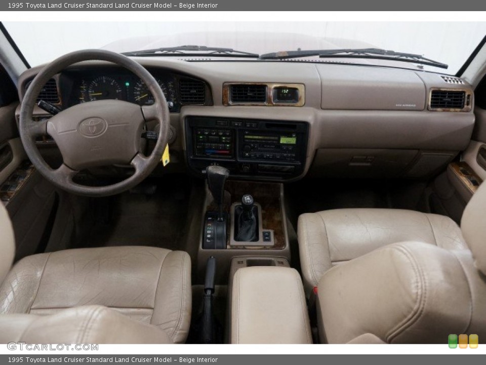 Beige Interior Dashboard for the 1995 Toyota Land Cruiser  #96799316