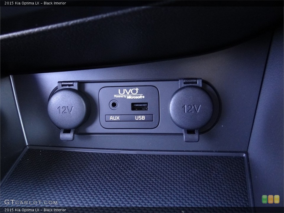 Black Interior Controls for the 2015 Kia Optima LX #96804439