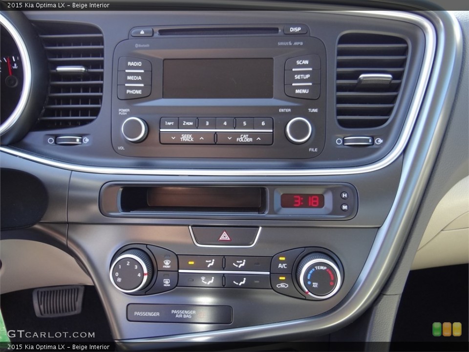 Beige Interior Controls for the 2015 Kia Optima LX #96804538