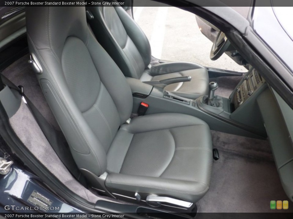 Stone Grey Interior Front Seat for the 2007 Porsche Boxster  #96806054
