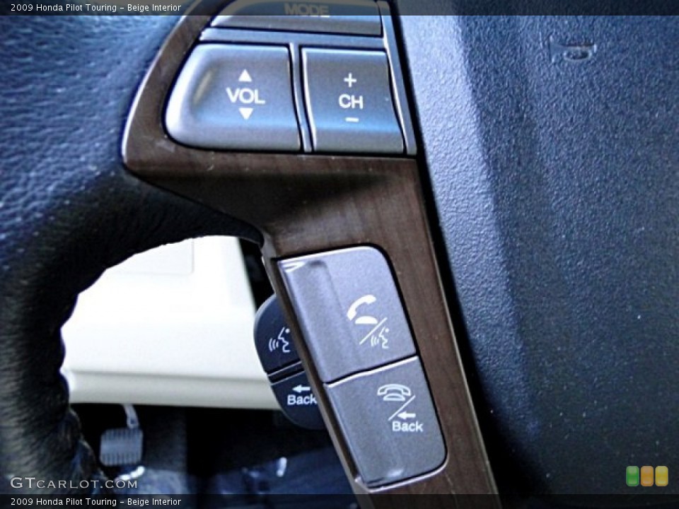 Beige Interior Controls for the 2009 Honda Pilot Touring #96806936