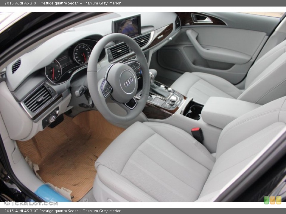 Titanium Gray Interior Photo for the 2015 Audi A6 3.0T Prestige quattro Sedan #96807455